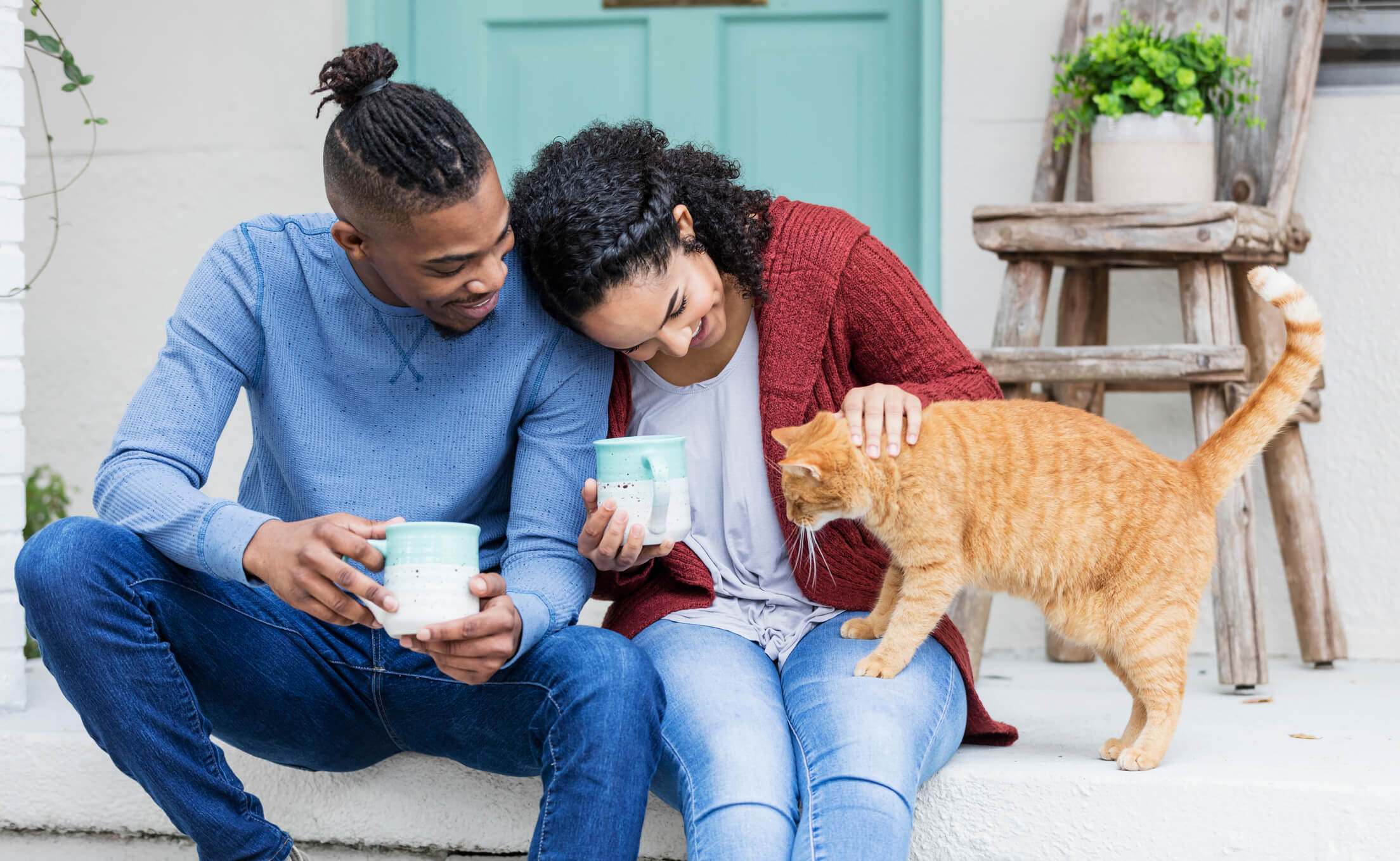 Owners with Cat